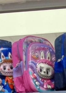 Pojemny plecak szkolny labubu dla dziewczynki