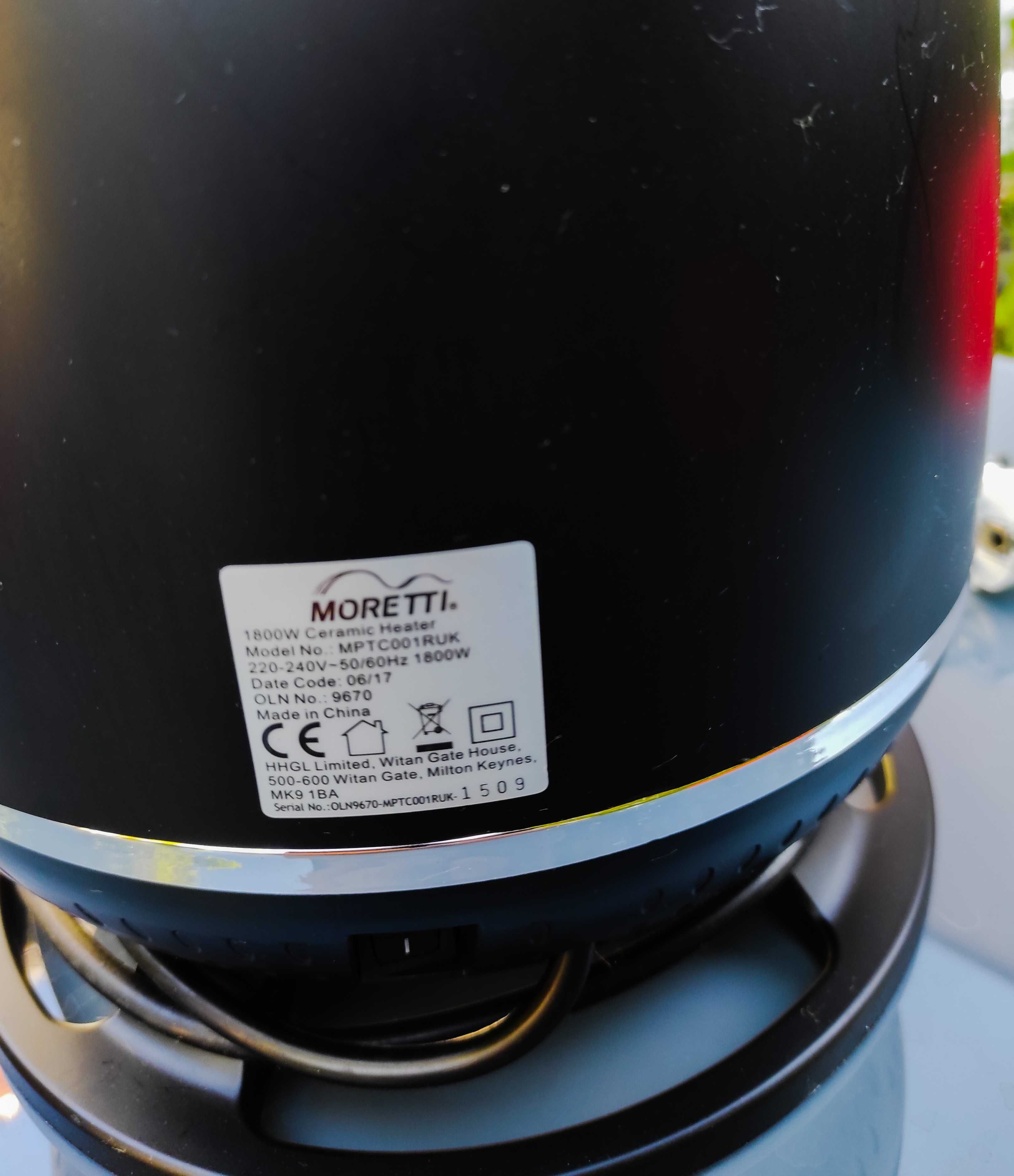 Grzejnik elektryczny z PILOTEM, Moretti, drugi gratis