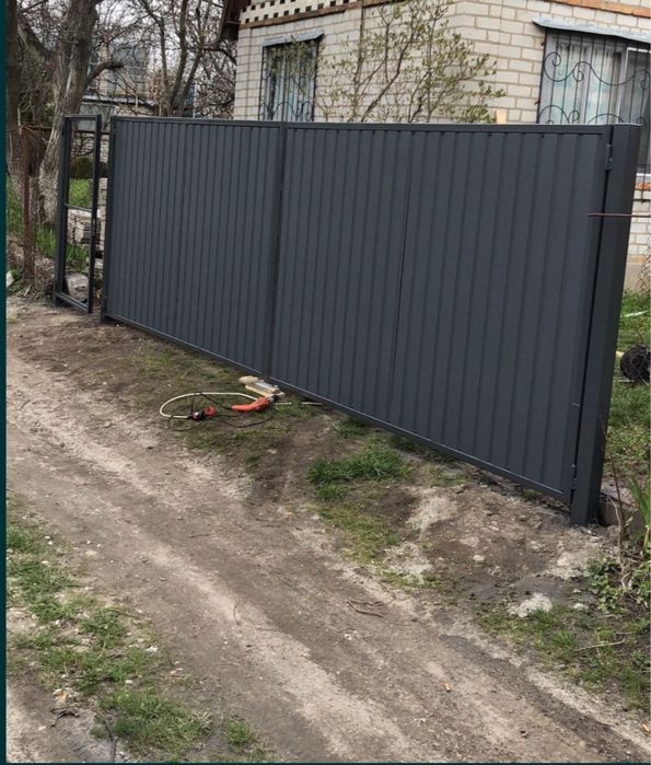 Установка ворот ,калиток  ,навесов  ,альтанок