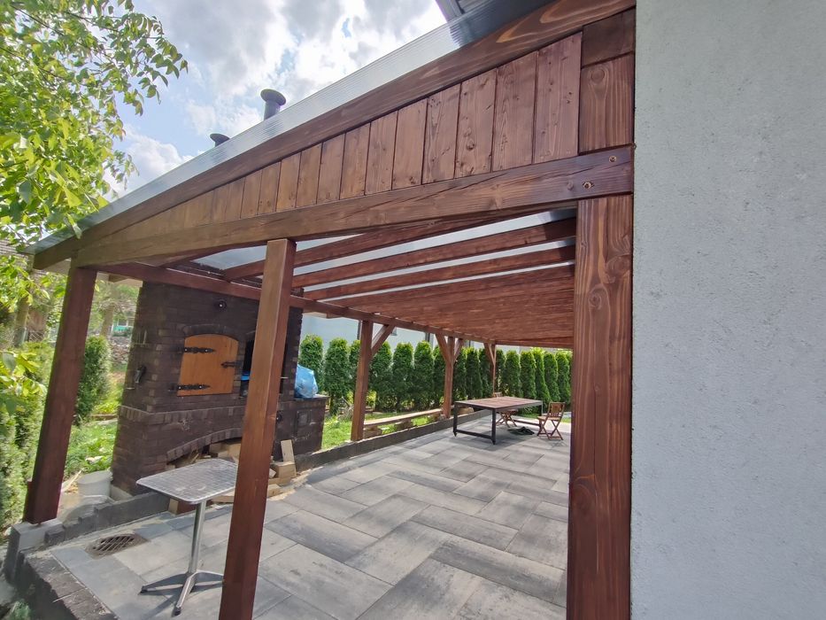 Zadaszenia tarasu pergola poliwęglan
