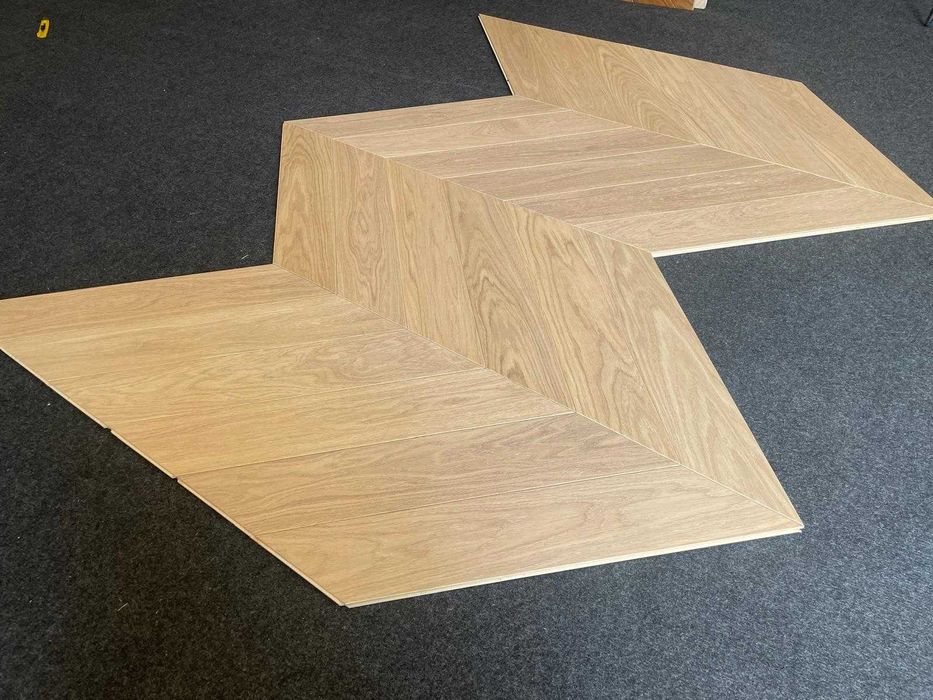 Jodełka francuska dębowa 14x120x600 Select Raw Wood Lakier [117 m2 ]