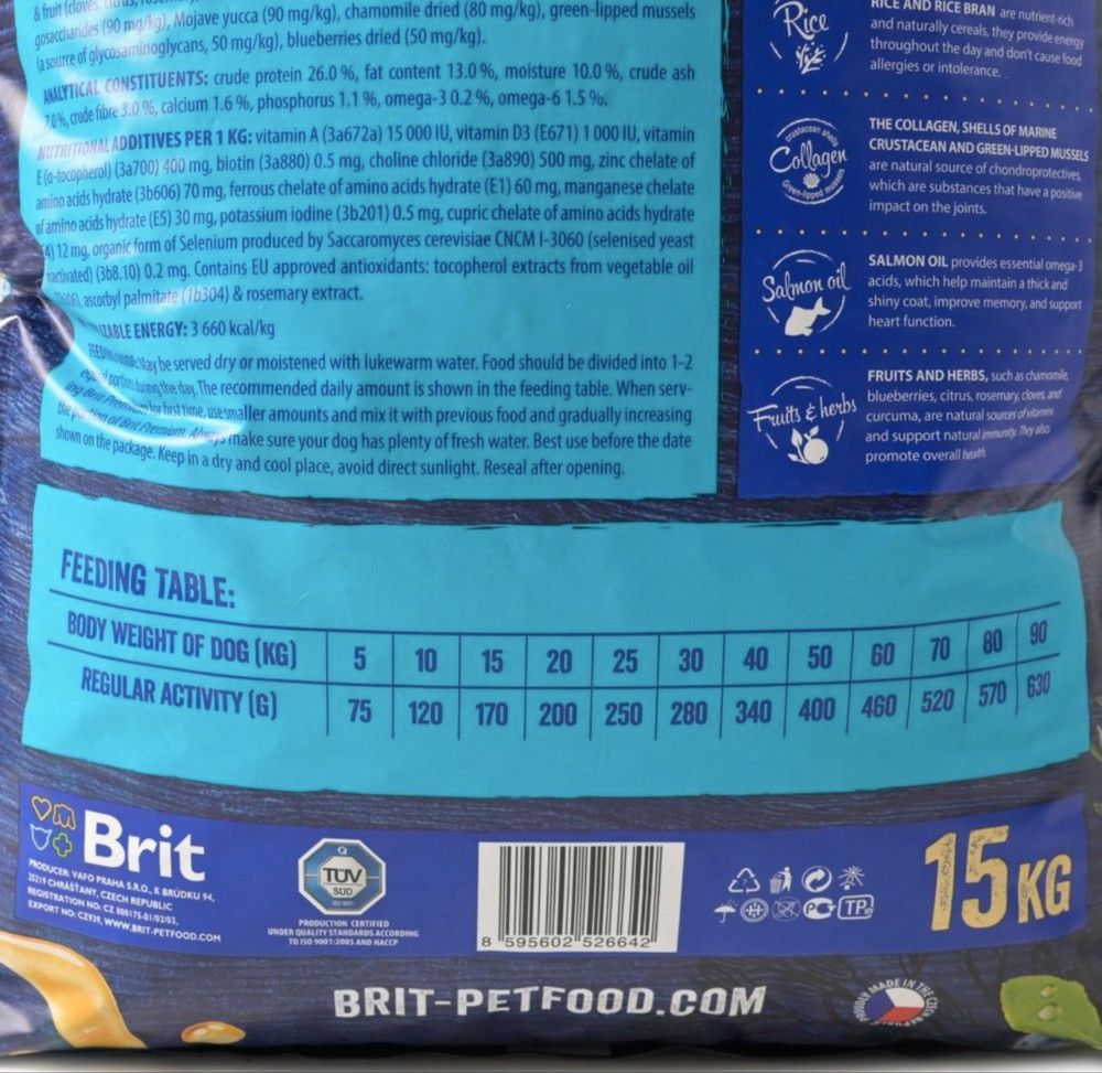 Сухий корм для дорослих собак Brit Premium Sensitive Lamb