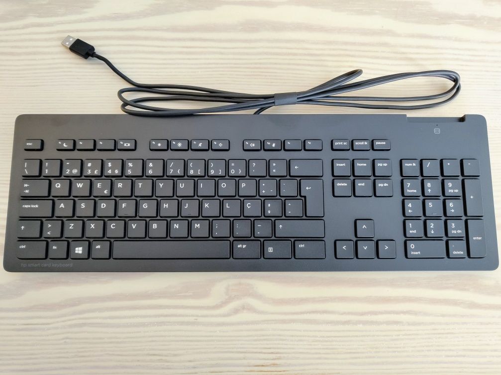 Teclado HP com Leitor de Cartões