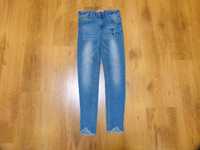 rozm 140 Grace Tik Tok spodnie jeans rurki postrzępione