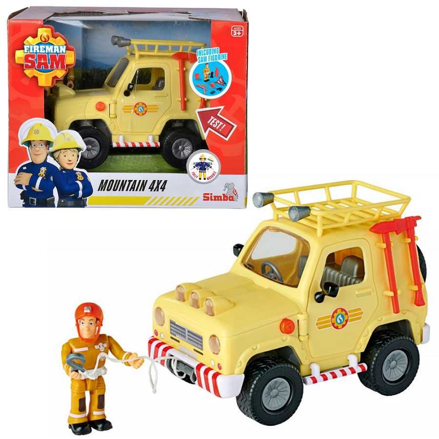 Simba Strażak Sam Jeep ratunkowy 4x4 +figurka Strażaka Sama