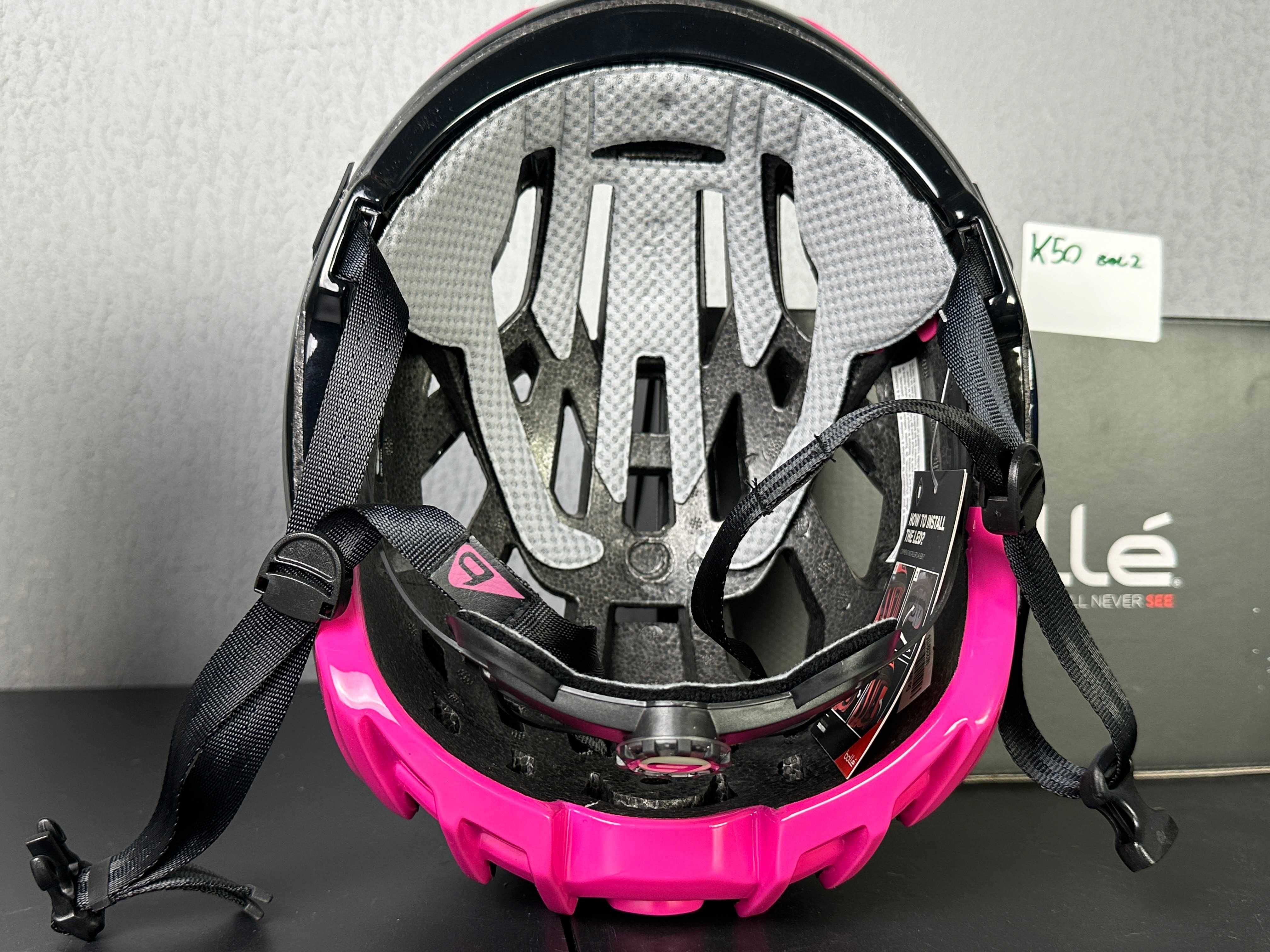 Kask BOLLE The ONE MTB black/pink L
