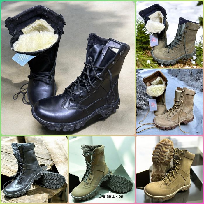 Берці зимові/демі хутро штучне натуральне Гортекс шкіра 36-48 Розн/Опт