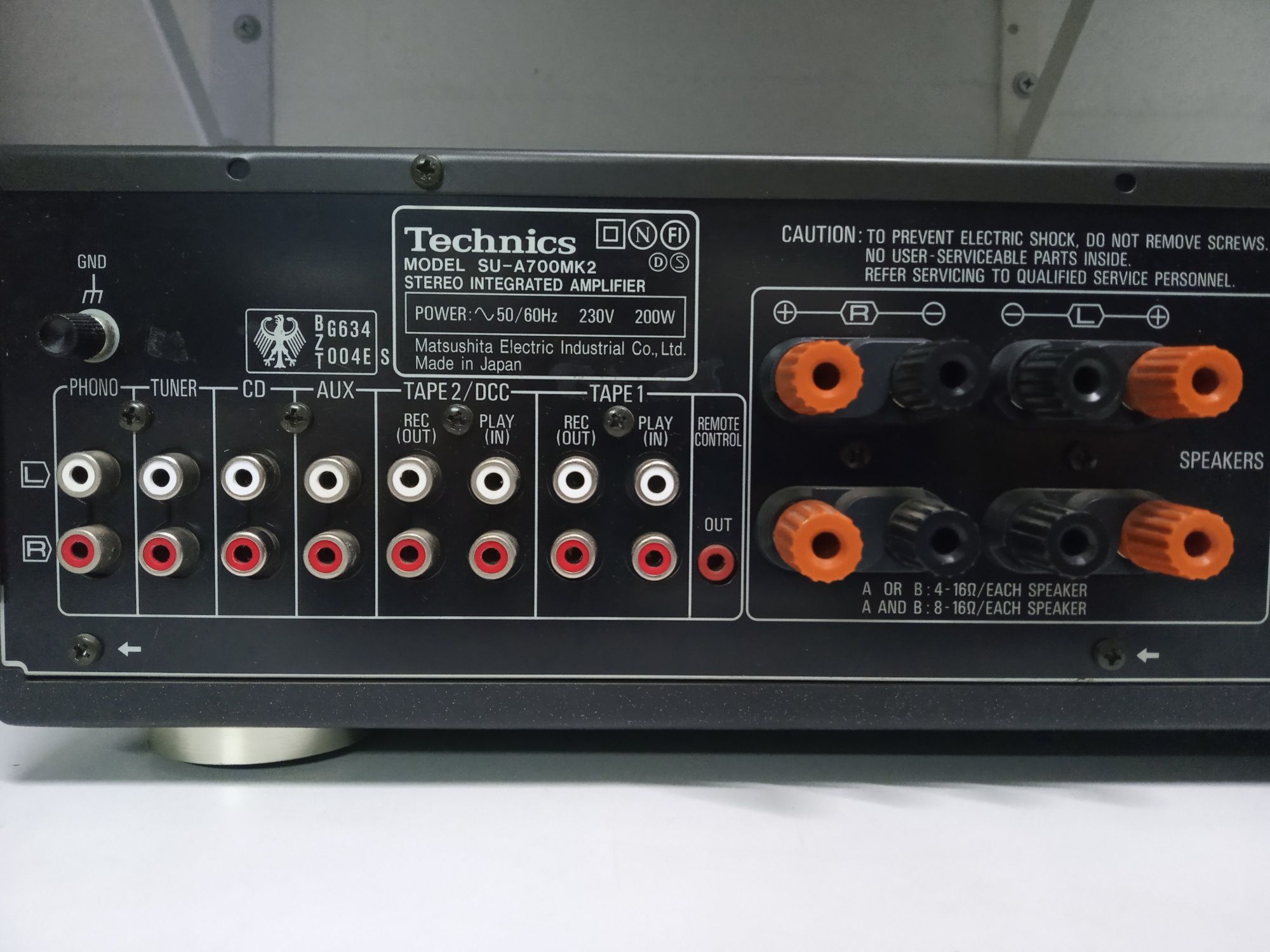 TECHNICS amplificador SU-A700 Mk2