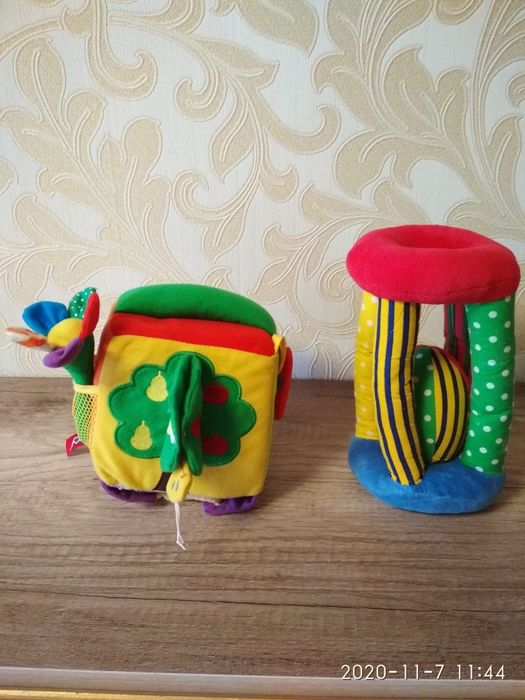 Развивайка мягкий кубик Fancy