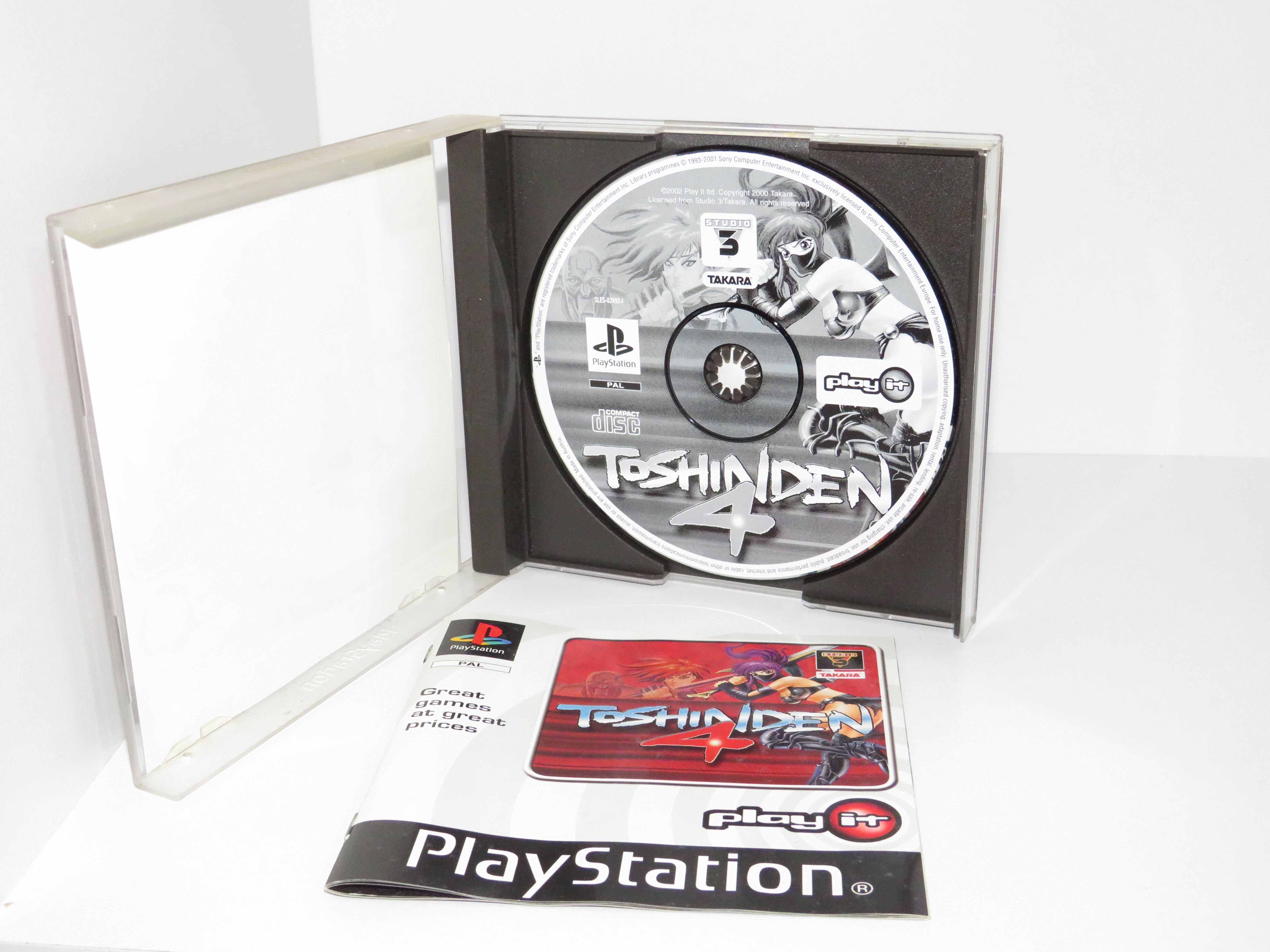 TOSHINDEN 4 PS1 playstation, Excelente estado, RARO