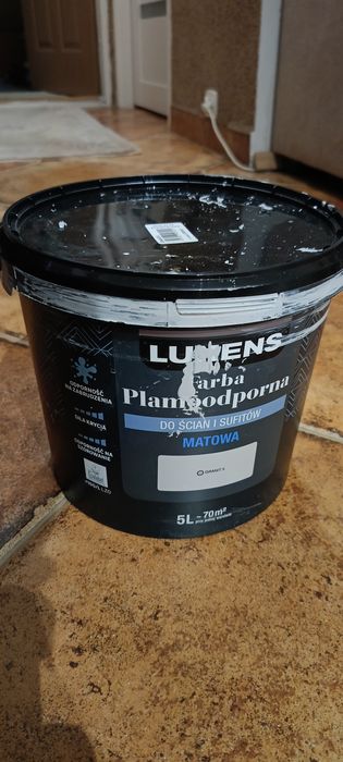 Farba plamoodporna granit 5l, tylko otwarta