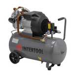 Компрессор Intertool pt-0007 50 литров, 420 л./мин., 10 атм.