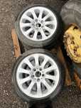 Felgi 17 BMW E90 E92 5×120 + zimowe opony Bridgestone komplet jak nowe