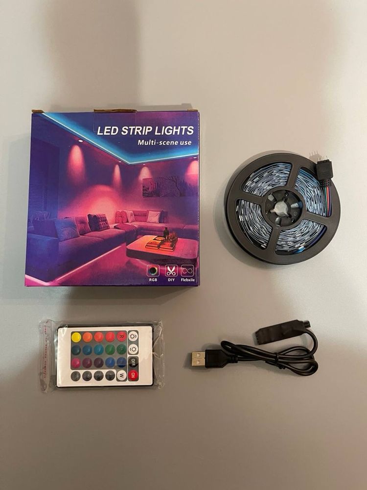 Led стрічка rgb 5050 5 метрів + Bluetooth