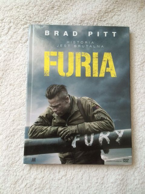 Brat Pitt film Furia na płycie DVD