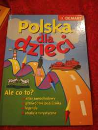 Książka dla dzieci Polska dla dzieci atlas samochodowy
