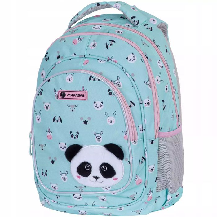 Plecak 3-komorowy Astrabag Teddy Panda. Astra