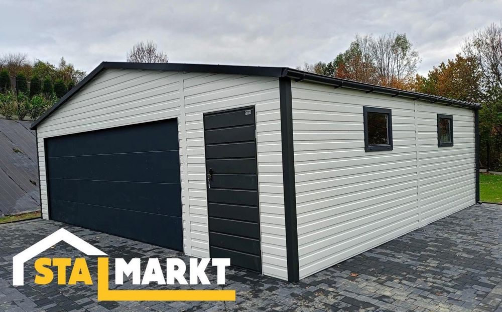 Premium Garaż Blaszany 4 x 6m przywóz i montaż Gratis