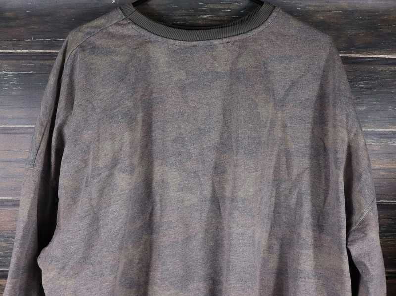 Szeroka bluza moro wojskowa z efektem sprania L