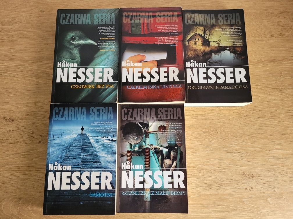 Zestaw powieści kryminalnych autorstwa Hakana Nesser