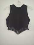 Crop top shein z fredzelkami