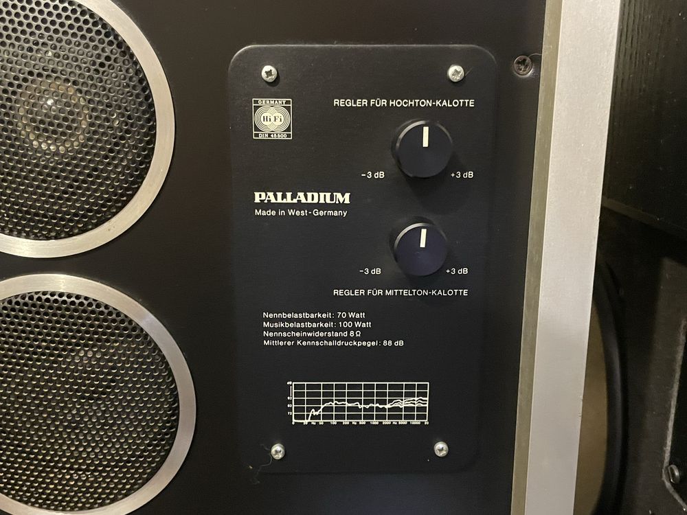 Высококачественная немецкая акустика PALLADIUM (НЧ 245мм/100Вт/8Ом)