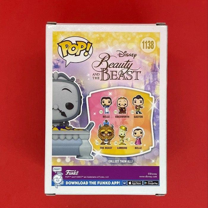 Funko POP Beauty And The Beast Cogsworth красавица и чудовище