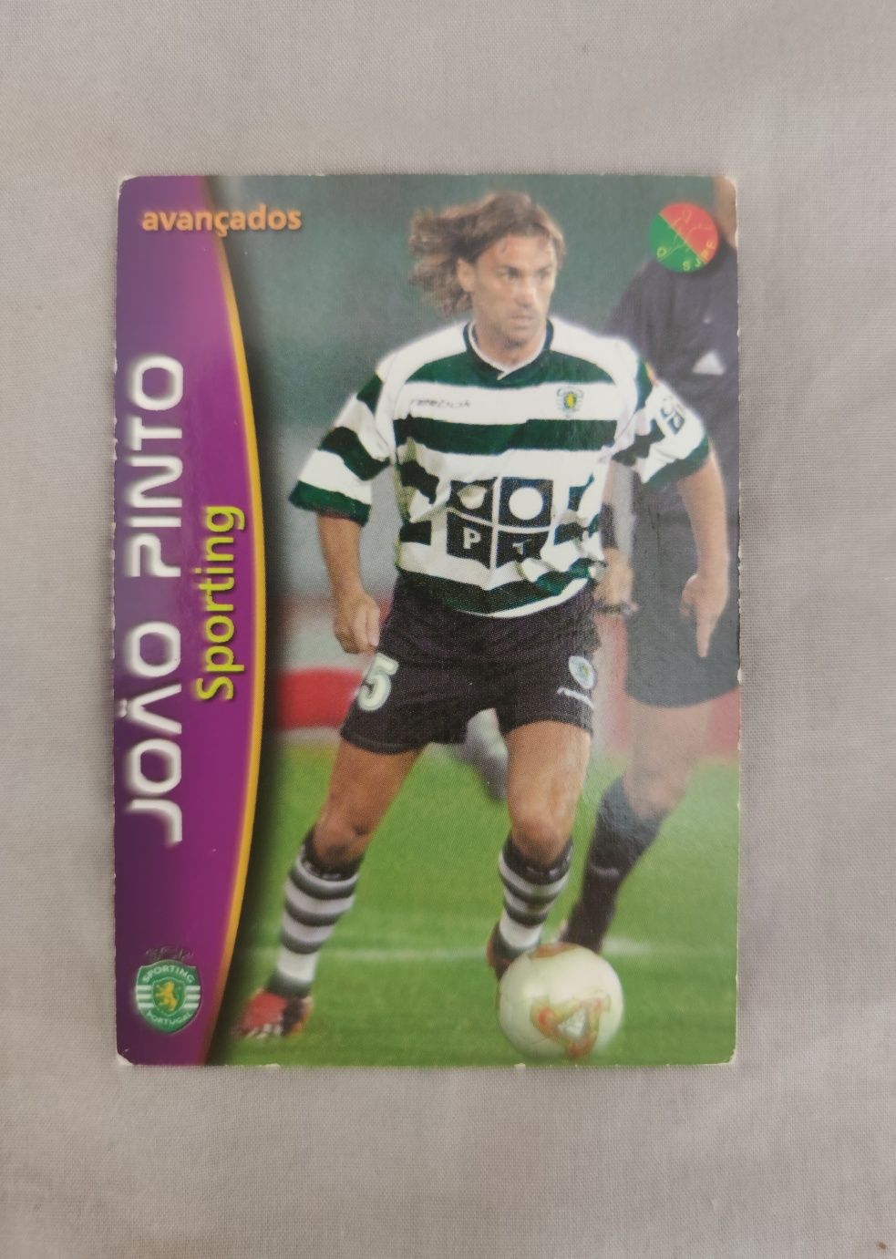 Carta Panini Mega Craques João Pinto Sporting excelente estado