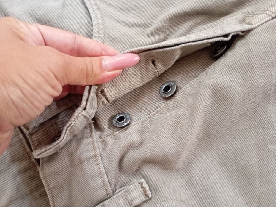 G-STAR RAW W30 L34 markowe szaro-beżowe jeansy pas41cm dł 111cm