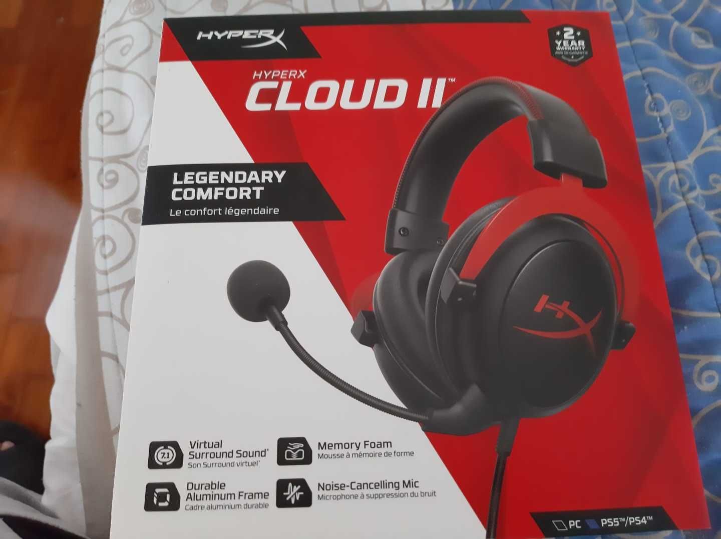 HyperX Cloud II - Usados com Almofadas Novas