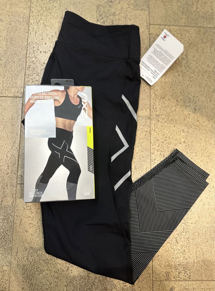 Тайси 2XU (L-Xl), лосіни спорт біг фітнес, Компрессионные лосины