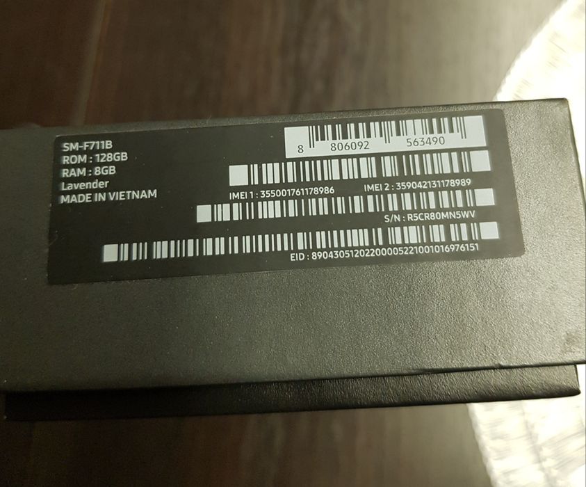 Samsung Galaxy Z Flip 3 Lawendowy Uszkodzony