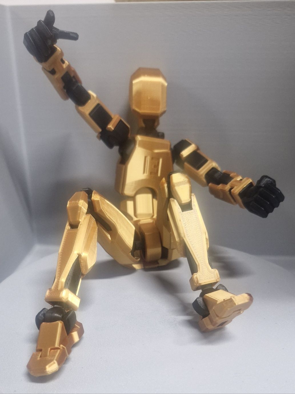 Robot Dummy 13 versao montado impressão 3D- EL3DCREATIONS