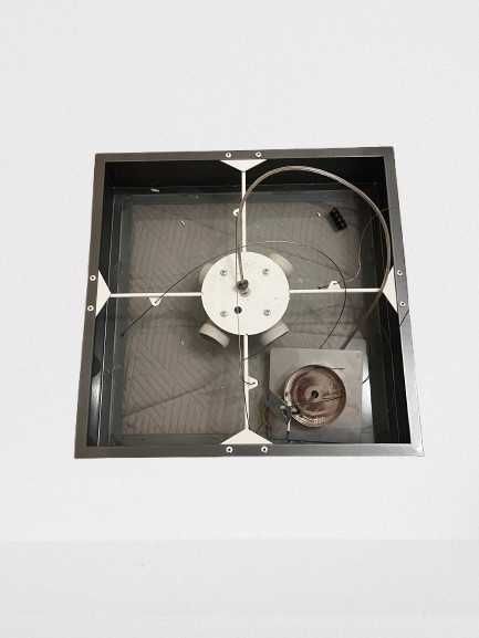 Lampa wisząca żyrandol w stylu modern szary