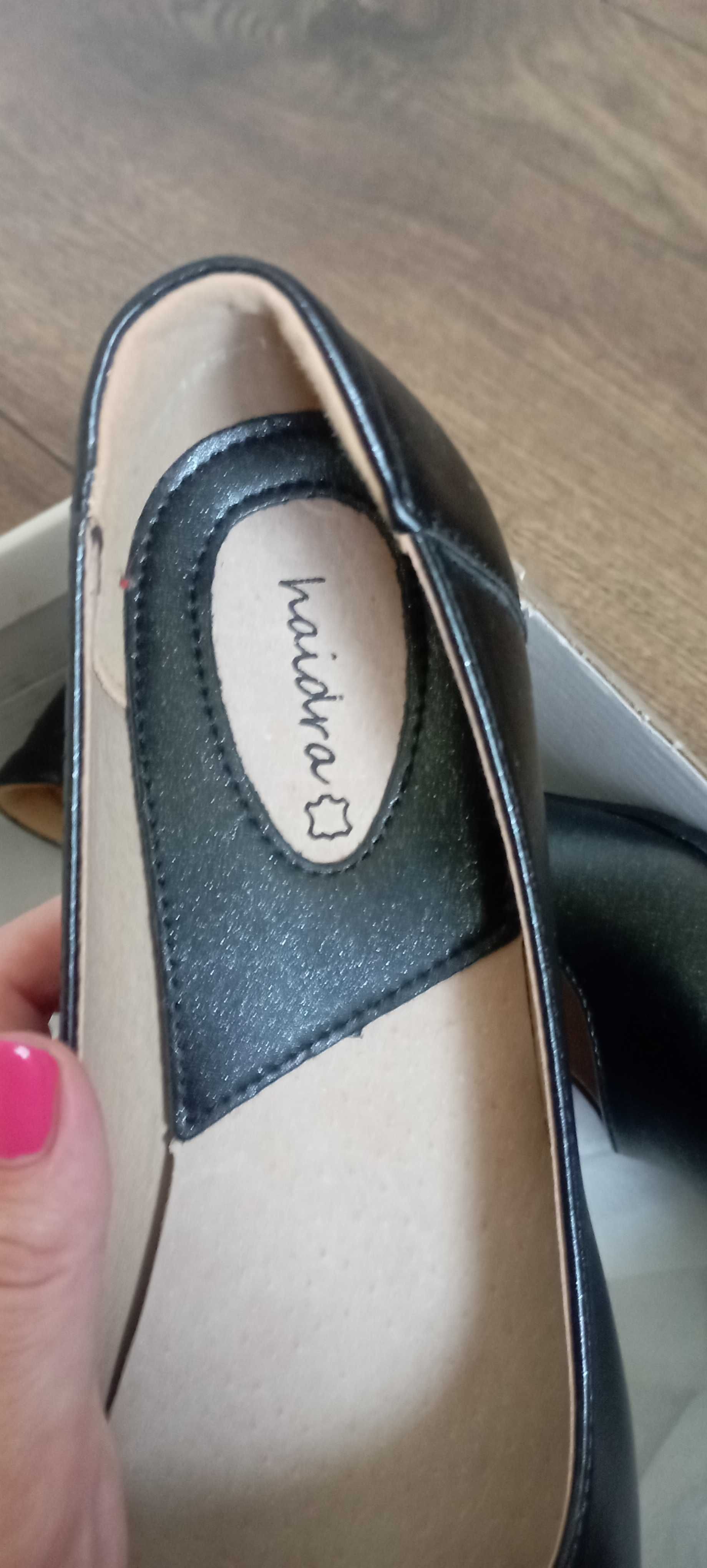 Buty damskie czółenka Haidra rozm. 37. Nowe