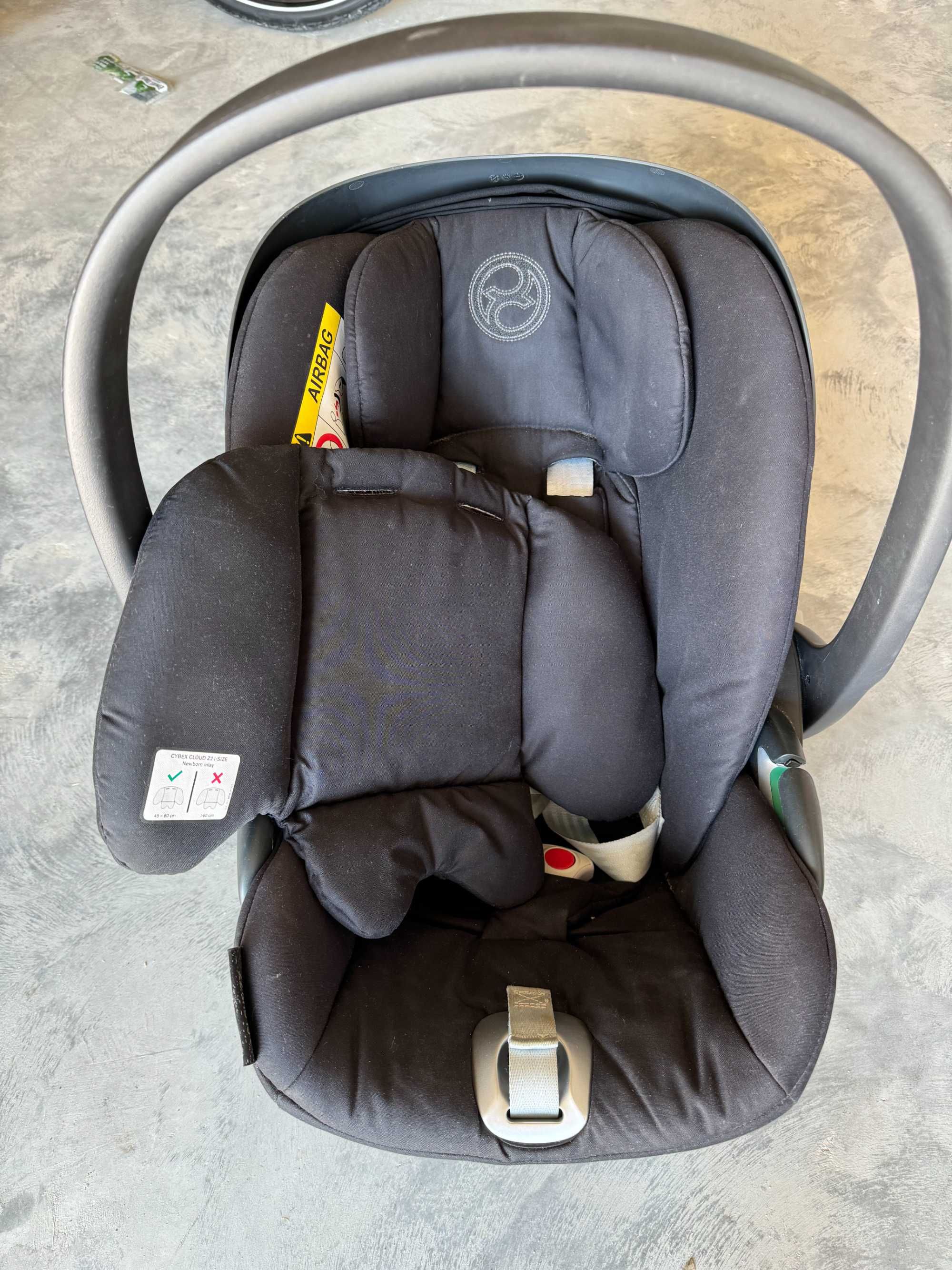 Fotelik/Nosidełko Cybex Cloud Z2 i-Size Deep Black + Adaptery