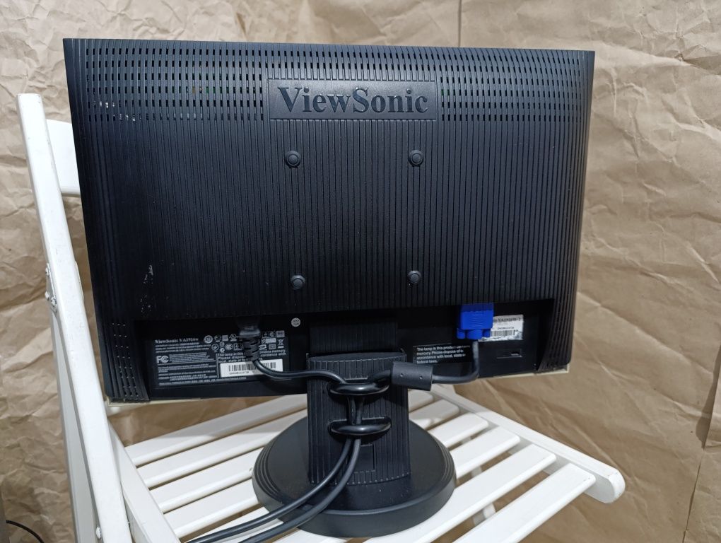 Широкоформатний Монітор 19" ViewSonic VA1916w Black