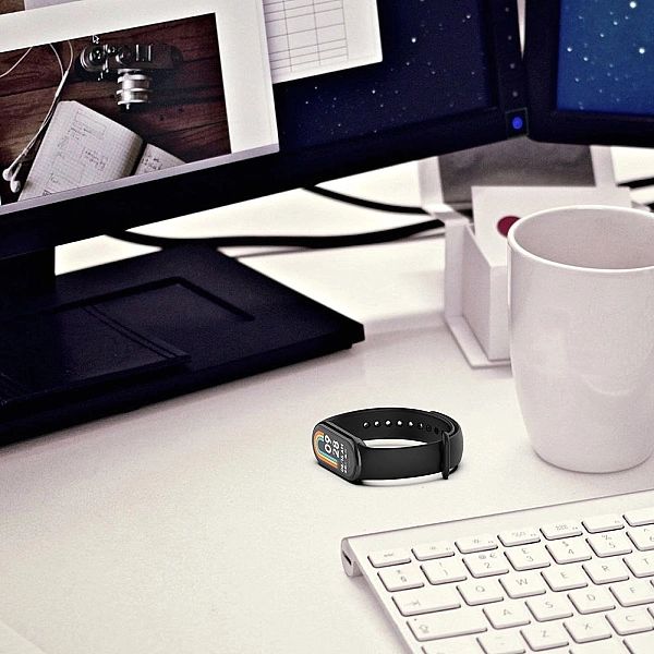 Pasek Iconband do Xiaomi Mi Band 8 / 8 Nfc Black