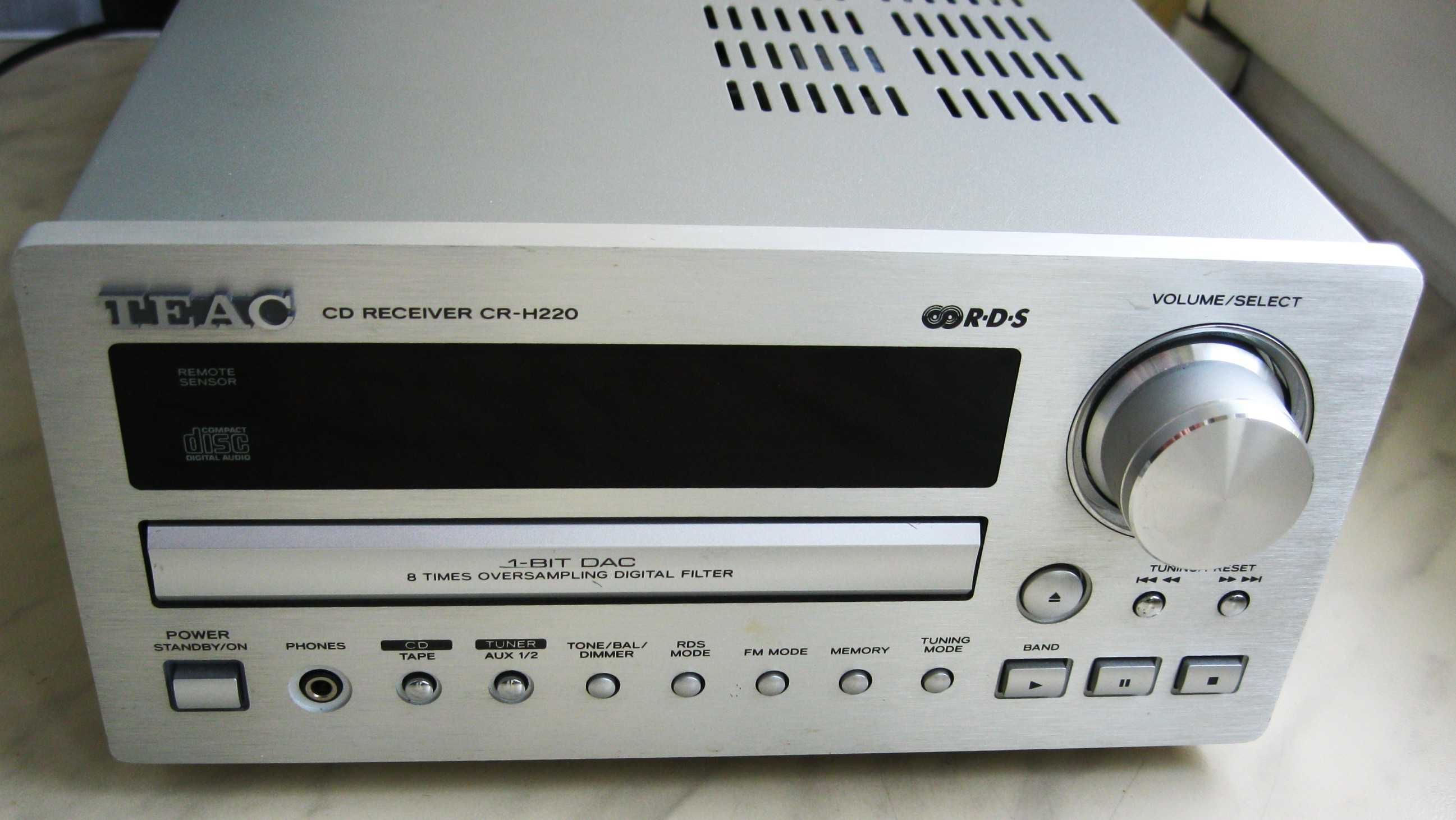 TEAC CR-H220 CD Receiver Hi-Fi made in Japan + oryginalny pilot