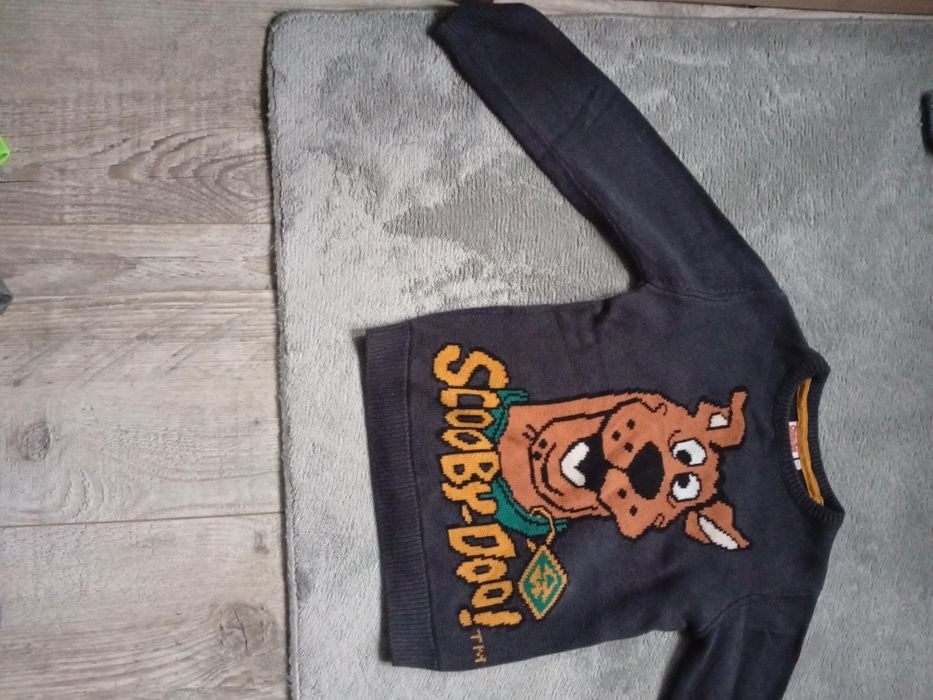 Sweter chłopięcy ze Scooby Doo r.122