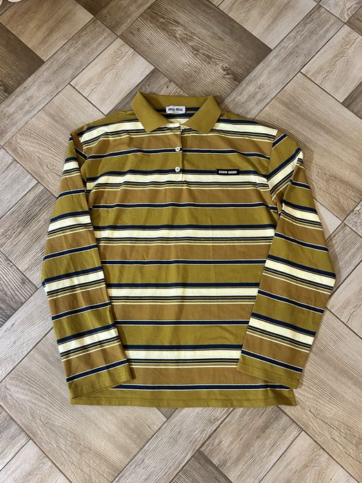 Поло лонгслів miu miu