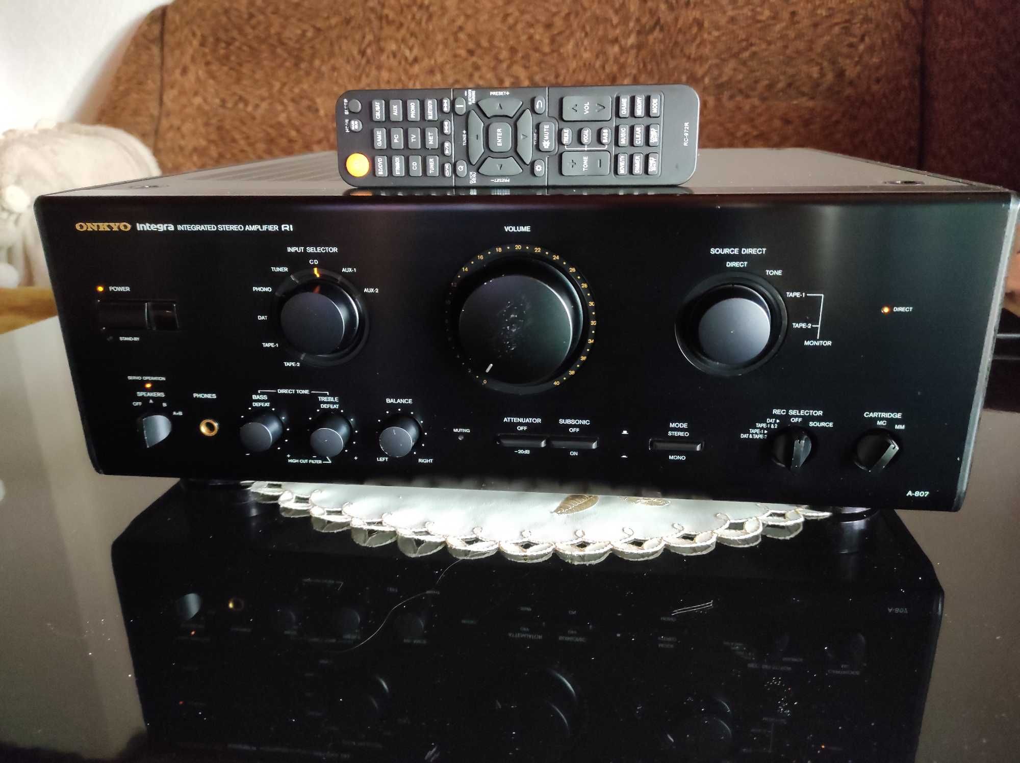 Wzmacniacz ONKYO Integra A-807 ( A-8850 ) + pilot