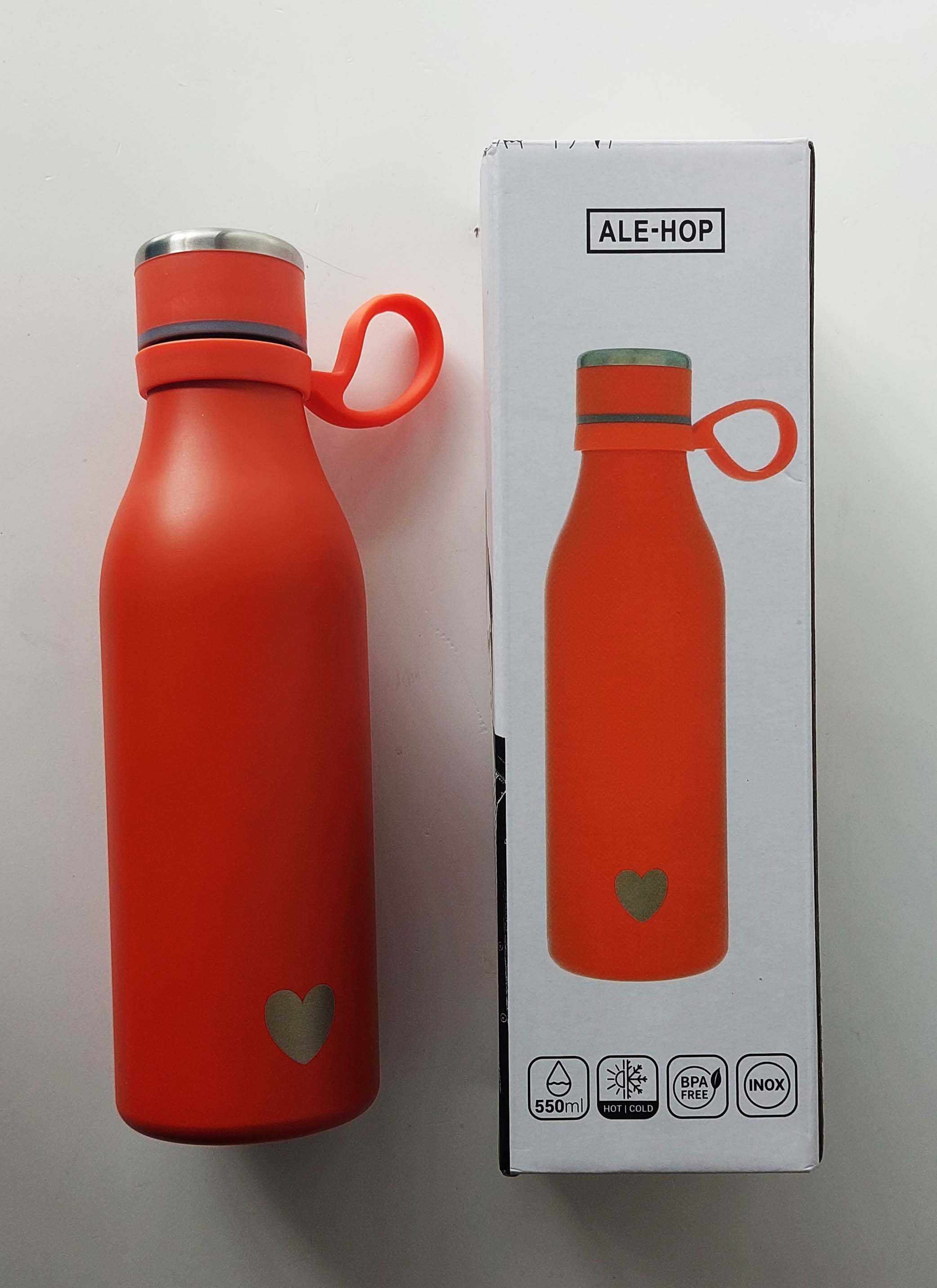 Garrafa metálica de de 550ml em aço inox da Ale-Hop