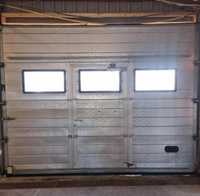 Brama segmentowa garażowa elektryczna panelowa przemysłowa rolowana