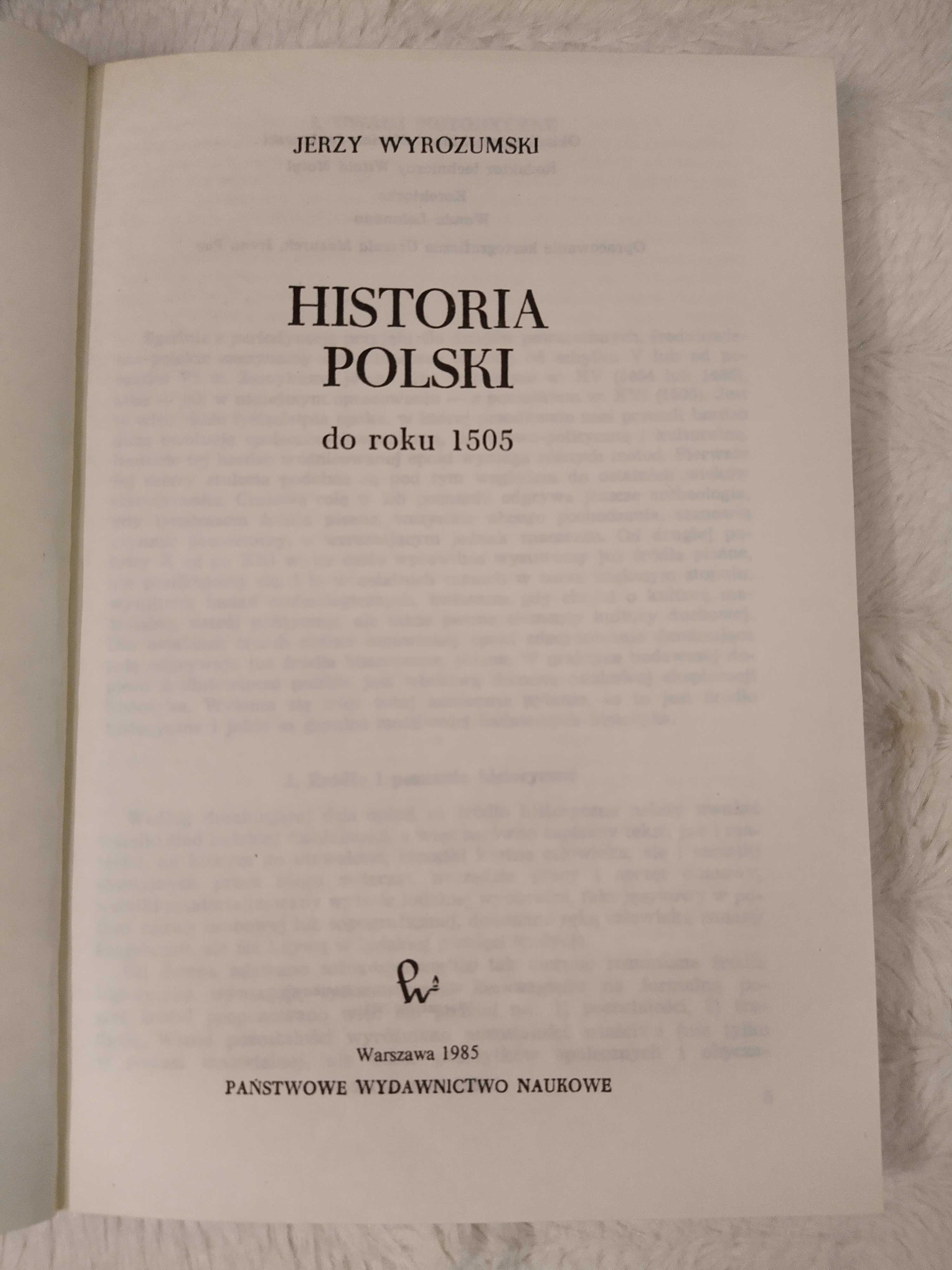 4 książki historyczne - seria "Historia Polski"