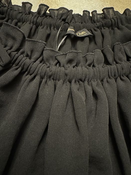 Spódnica z podszewką Massimo Dutti 42 czarna luźna regulowana