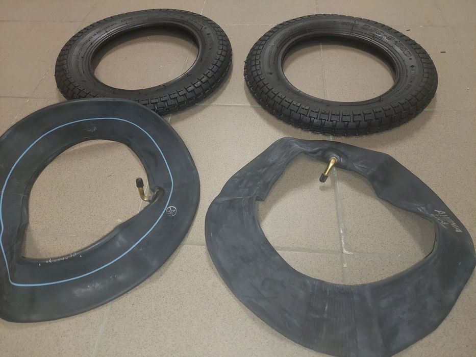 Nowy zestaw naprawczy kola motorynka detki+opony 9"