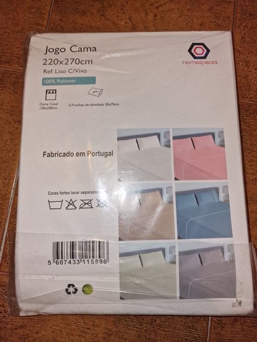 Lençol e fronhas Branco