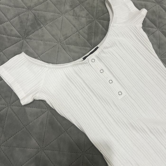 Боді жіночий білий