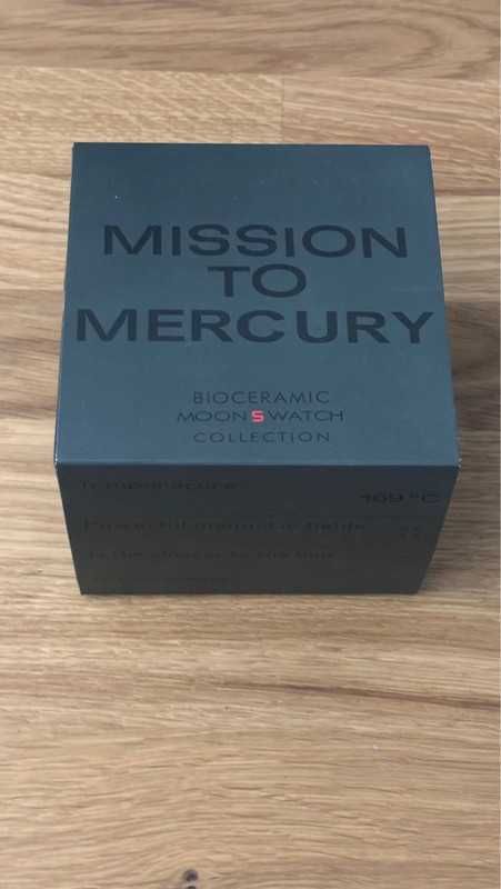 Omega x Swatch SO33A100 - Merkury w Stylu MoonSwatch